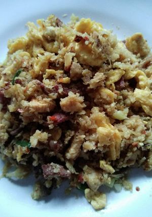 Foto resep Nasi goreng (cauliflower fried rice) #lowcarb #ketofy
