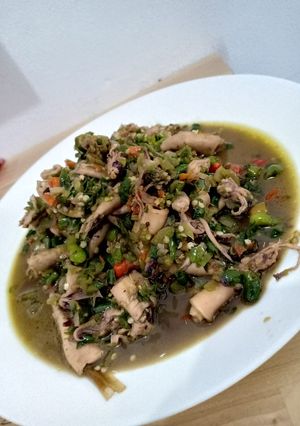 Foto resep Cumi asin sambal jerit