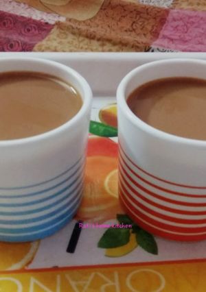 A picture of Hyderabadi dum tea.
