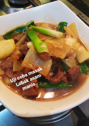 Foto resep Lobak asam manis