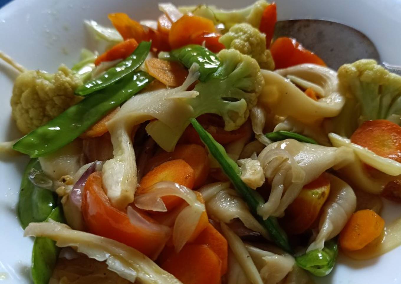 Menu diet oseng sayur