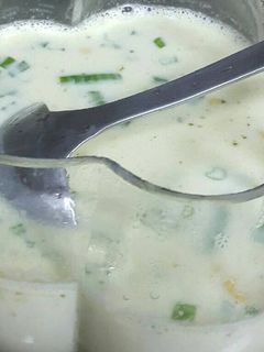 صورة لوصفة شوربه الذره