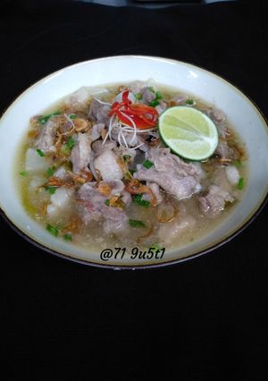 Foto resep Soto iga & daging babi