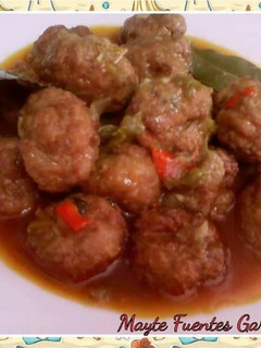 Una foto de Albóndigas al estilo "Cañitas"