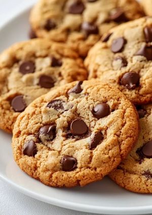 Una foto de Galletas de chispas de chocolate 🍪