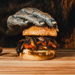 A picture of The Sasquatch Burger.