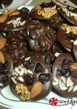 Φωτογραφία της συνταγής Σοκολατάκια με cranberries