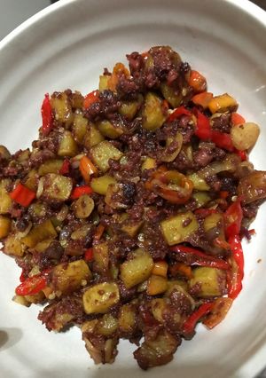 Foto resep Tumis kornet kentang