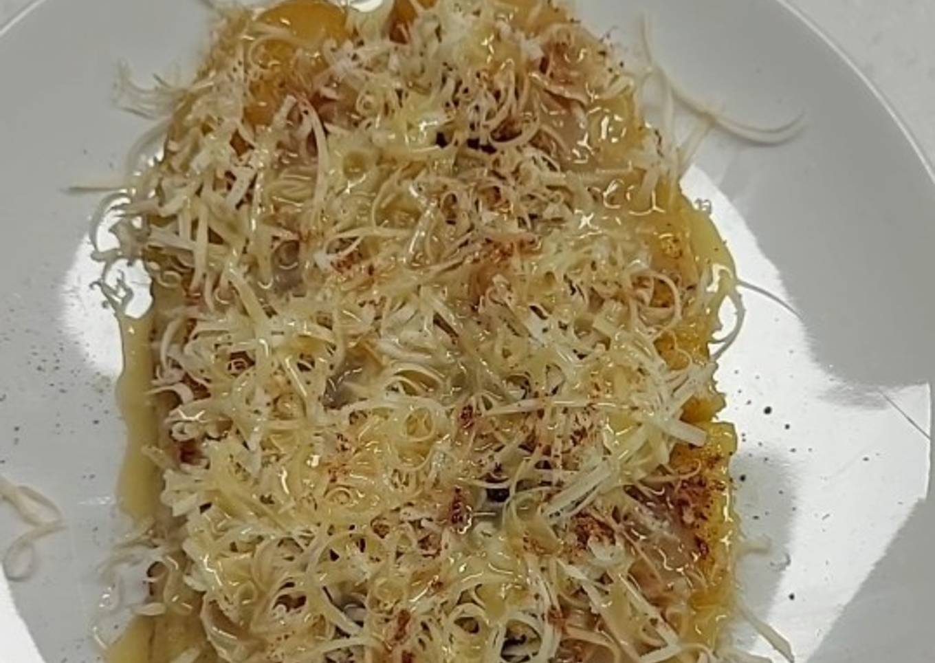 Pisang goreng susu keju