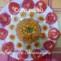 A picture of Corn pulao.