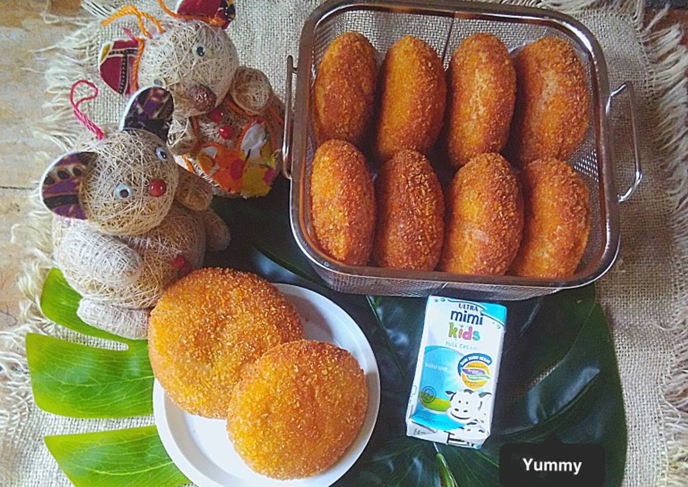 Roti Goreng Talas Or Taro Fried Bread ~ Roti Talas TANPA ULEN