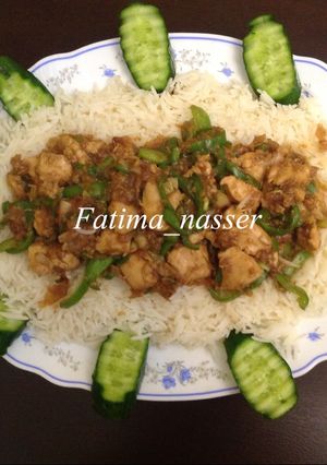 صورة لوصفة دجاج بالطريقة الصينية