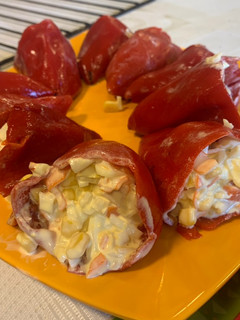Una foto de Pimientos rellenos fresquitos