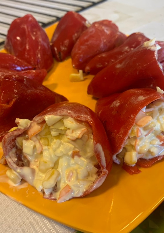 Una foto de Pimientos rellenos fresquitos
