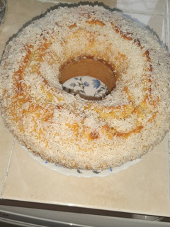 Una foto de Bizcocho De Naranja y Coco