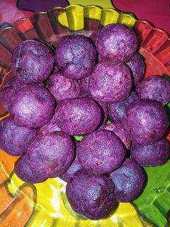 Foto resep Bola Bola Ubi Ungu