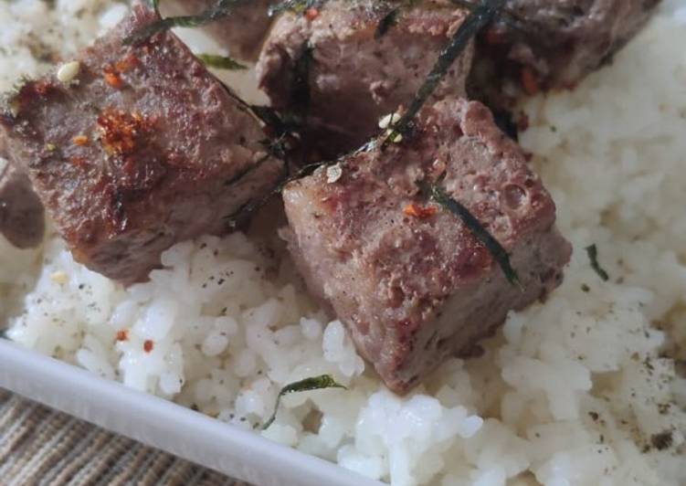 Butter Rice Saikoro Beef