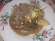 Una foto de bifes de hígado