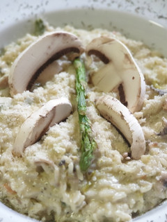 Una foto de Falso Risotto de champiñones y trigueros