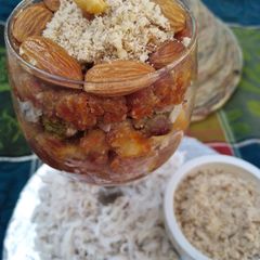A picture of Gajar ka halwa.
