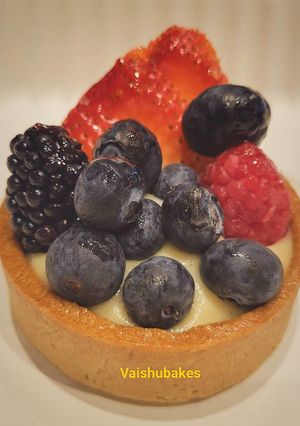 A picture of Berry Custard Tarts.