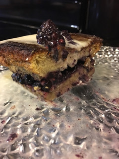 Una foto de Pudín de Plátano y frutos