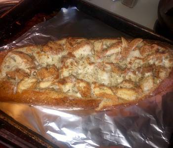 Ready to Serve Chicken Alfredo in a garlic parm  herb bread bowl Home Style