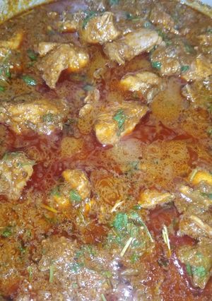 A picture of Basic Chicken curry.