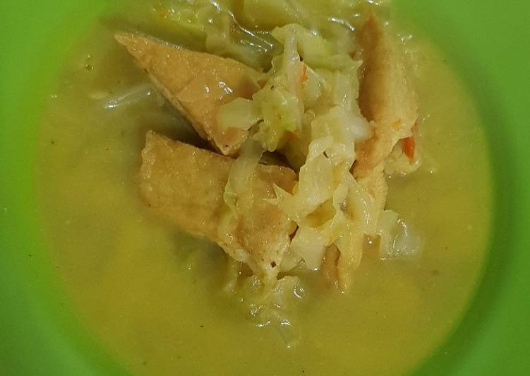 Sayur santan kol & tahu