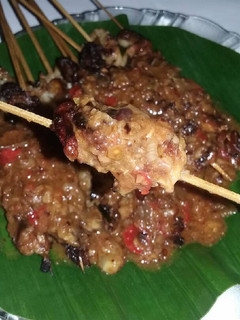 Foto resep Sate jamur tiram bumbu kacang