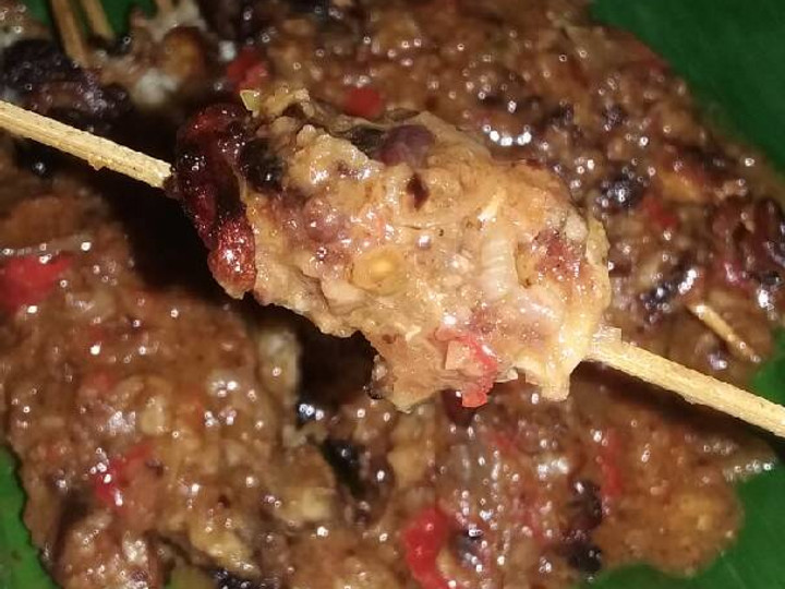 Resep Sate jamur tiram bumbu kacang yang Bikin Ngiler