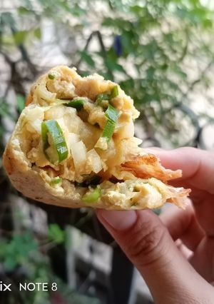 Foto resep Martabak Tahu Ayam Kare