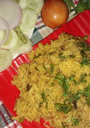 A picture of Tomato Rice.
