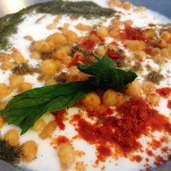 A picture of Boondi Raita.
