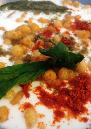 A picture of Boondi Raita.