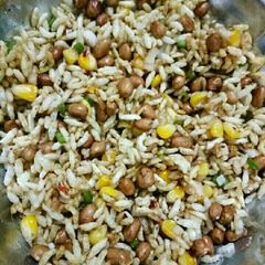Murmure Corn Peanut Bhel A picture of Murmure Corn Peanut Bhel.