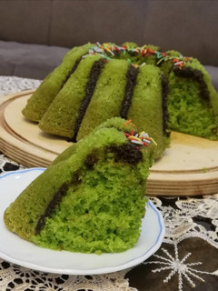 عکسی از دستور کیک اسفناج😍