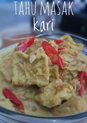 Foto resep Tahu Masak Kari Spesial