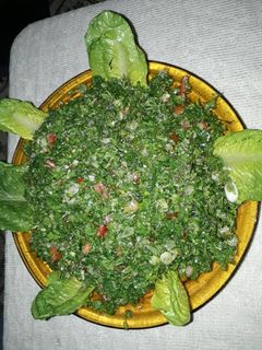 صورة لوصفة تبولة