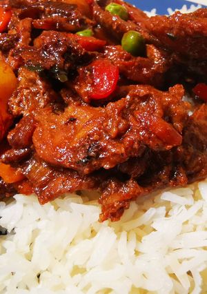 Jeyuk Bokkeum (Fűszeres sertésfalatok) recept fotója