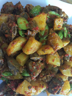 Foto resep Sambal ati kentang pete