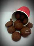 Galletas pedos de monja de chocolate