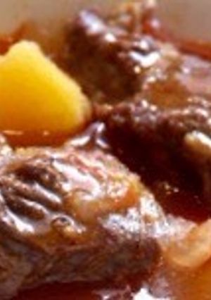 Una foto de Gulash húngaro