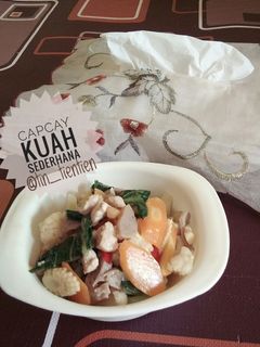 Foto resep Capcay Kuah Sederhana