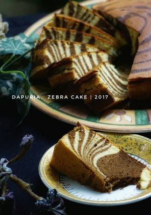 Foto resep Zebra cake putih telur
