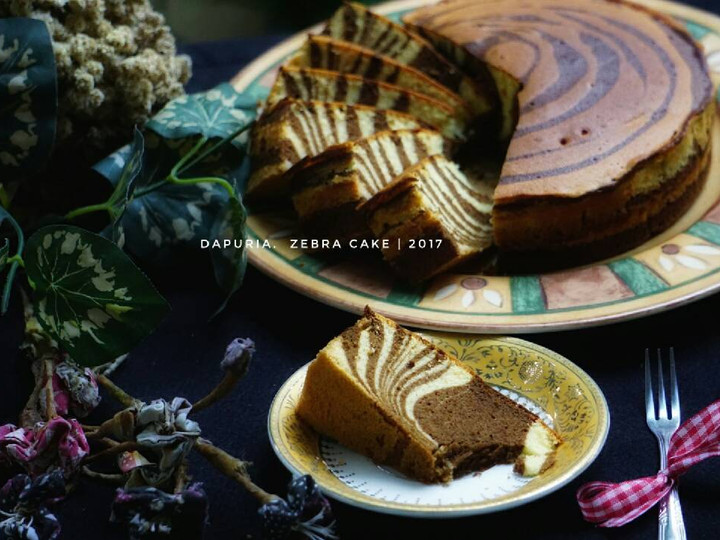 Cara Gampang Menyiapkan Zebra cake putih telur Untuk Jualan