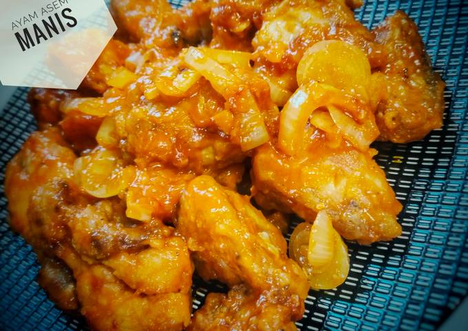 Resep Ayam Asam Manis Oleh Andrea 🍁 Cookpad