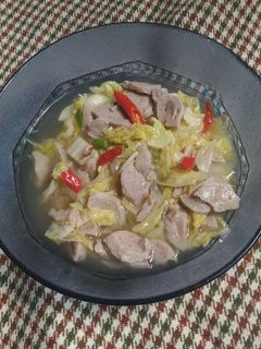 Foto resep Sayur sawi putih bakso