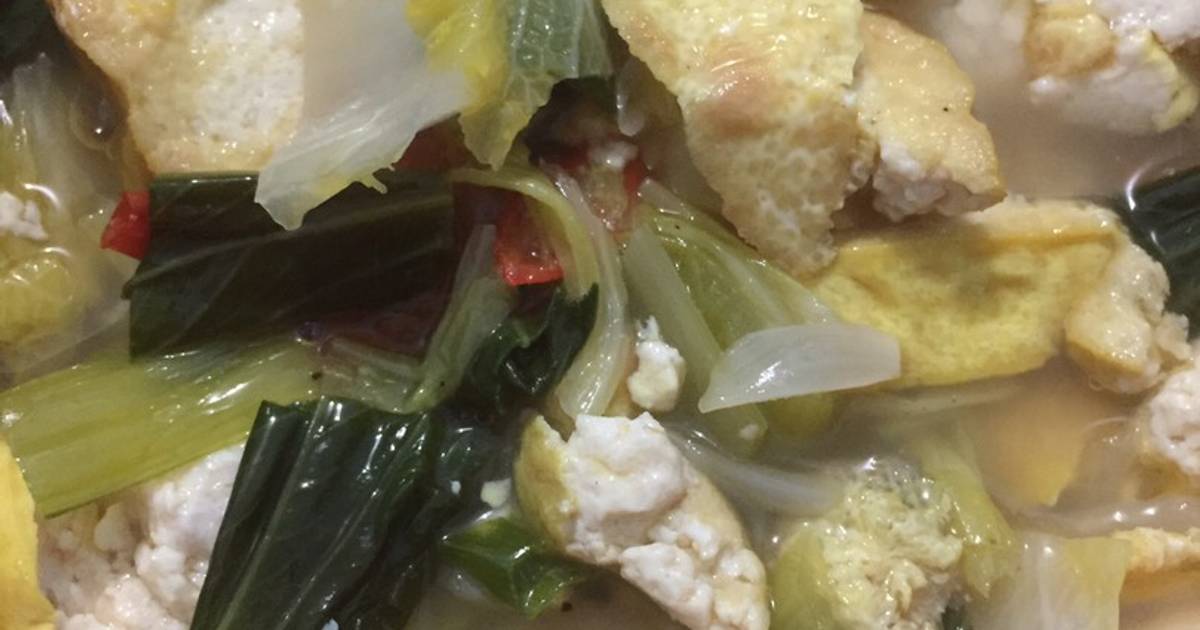 Resep Sayur Sawi Tahu Telor Oleh Ditha Cookpad