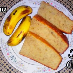 A picture of Banana tea cake.